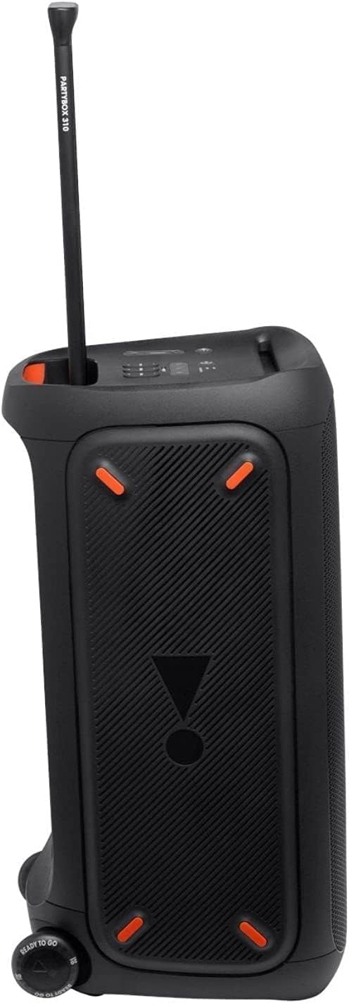 JBL Partybox 310 - Portable Party Speaker with Long Lasting Battery, Powerful JBL Sound and Exciting Light Show,Black