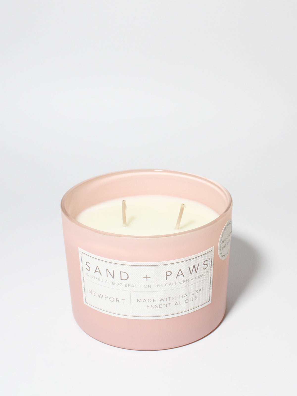 Elegant Sand + Paws Newport 12 oz scented candle