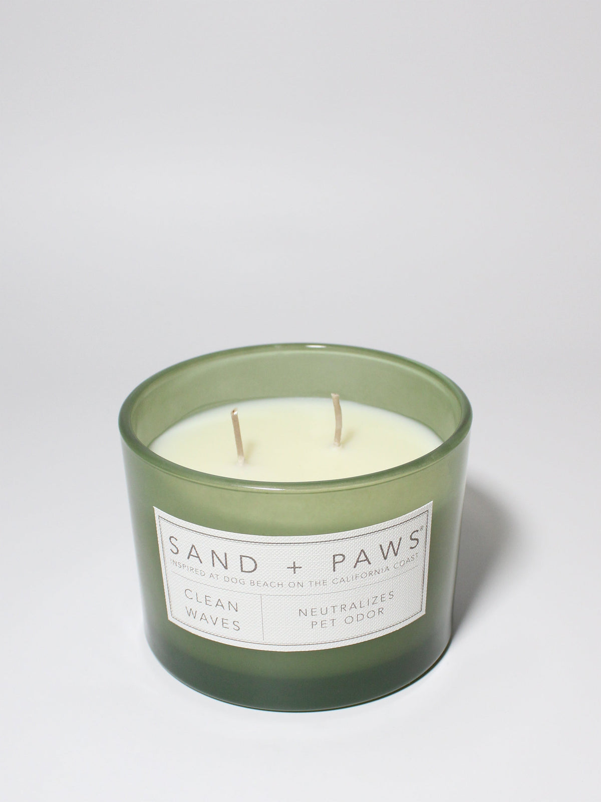 Elegant Sand + Paws Clean Waves 12 oz scented candle