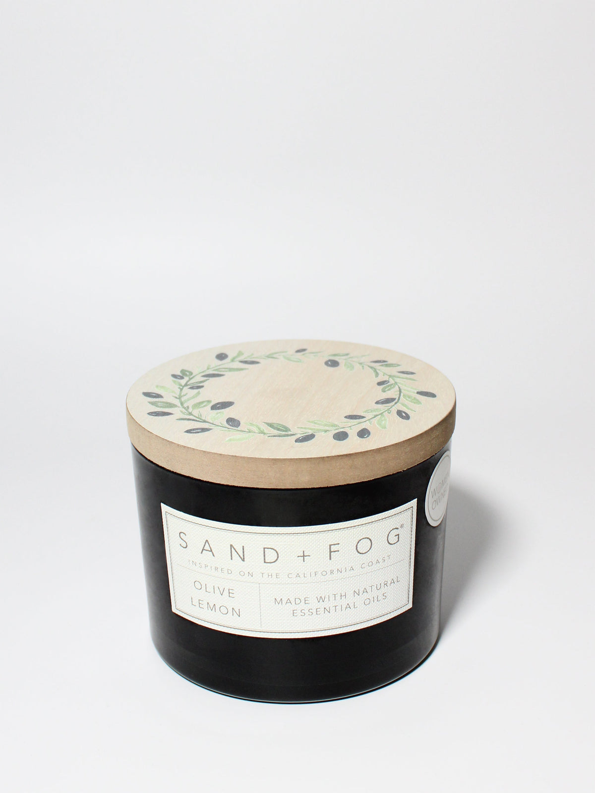 Elegant Olive Lemon 12 oz scented candle