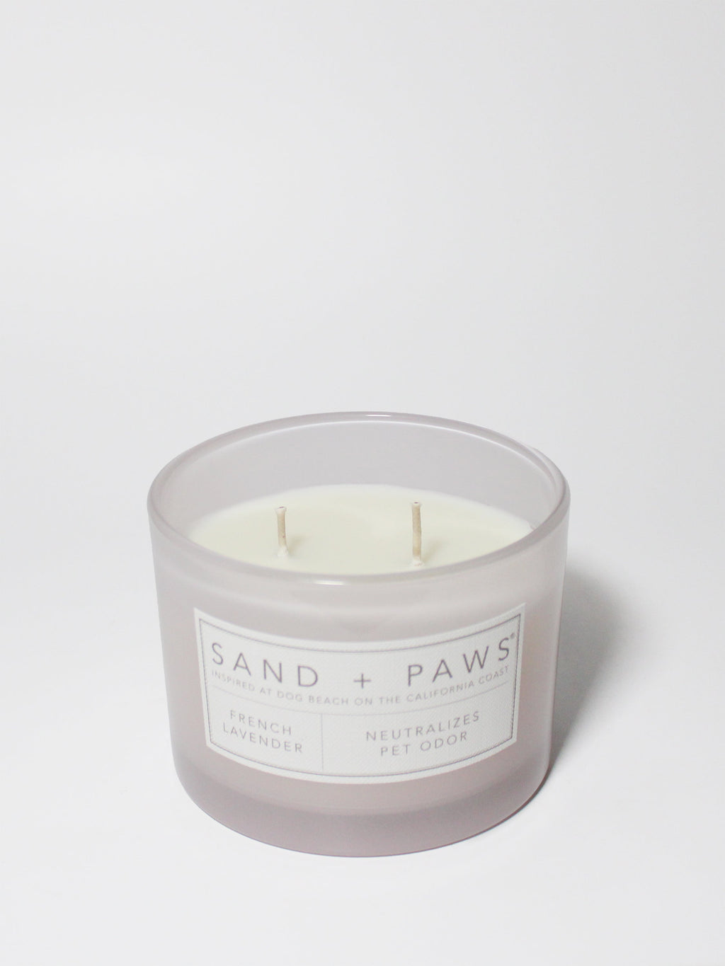 Elegant Sand + Paws French Lavender 12 oz scented candle