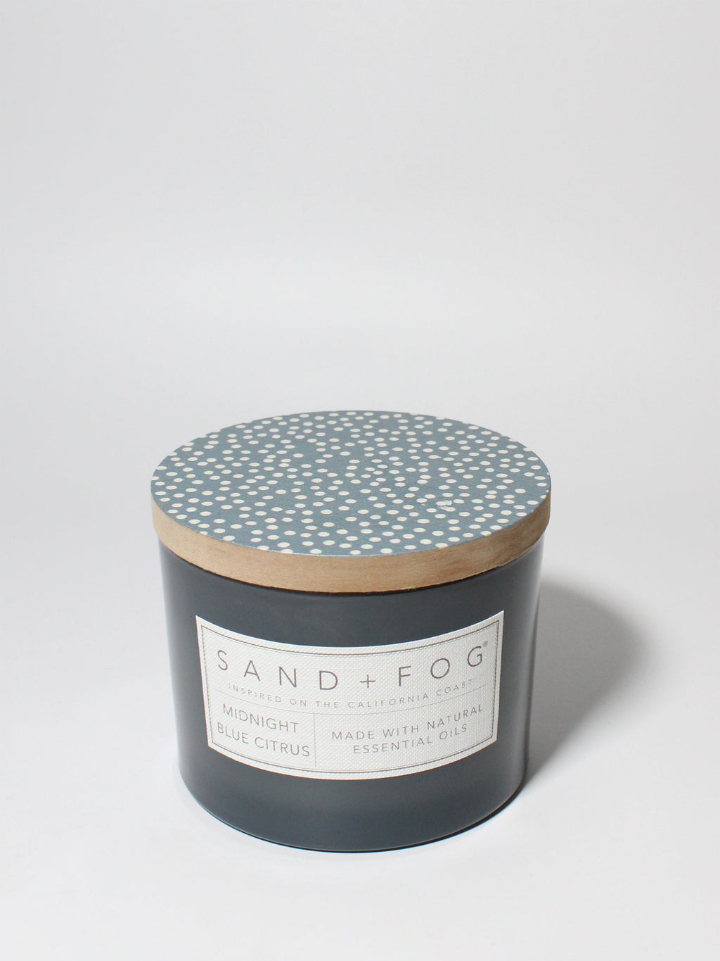 Elegant Midnight Blue Citrus 12 oz scented candle