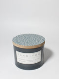 Elegant Midnight Blue Citrus 12 oz scented candle