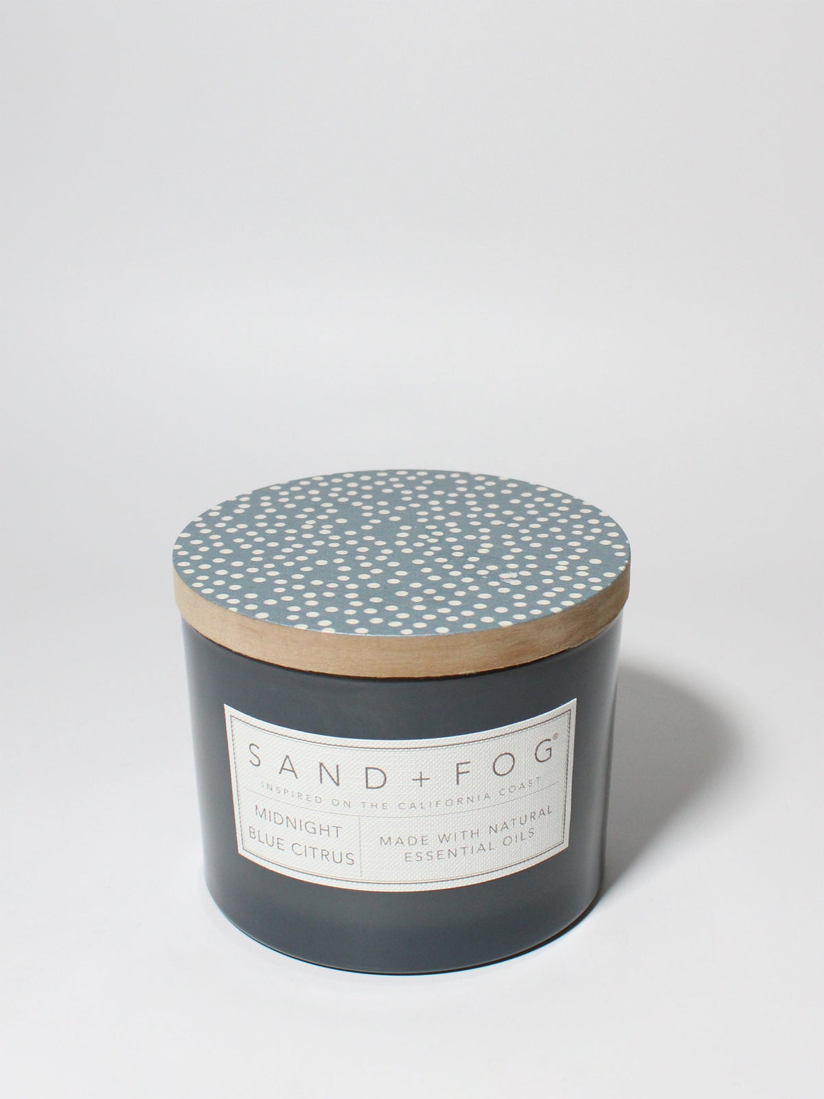 Elegant Midnight Blue Citrus 12 oz scented candle
