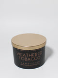 Elegant Weathered Tobacco 12 oz scented candle