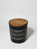 Elegant Cedar Lavender 21 oz scented candle