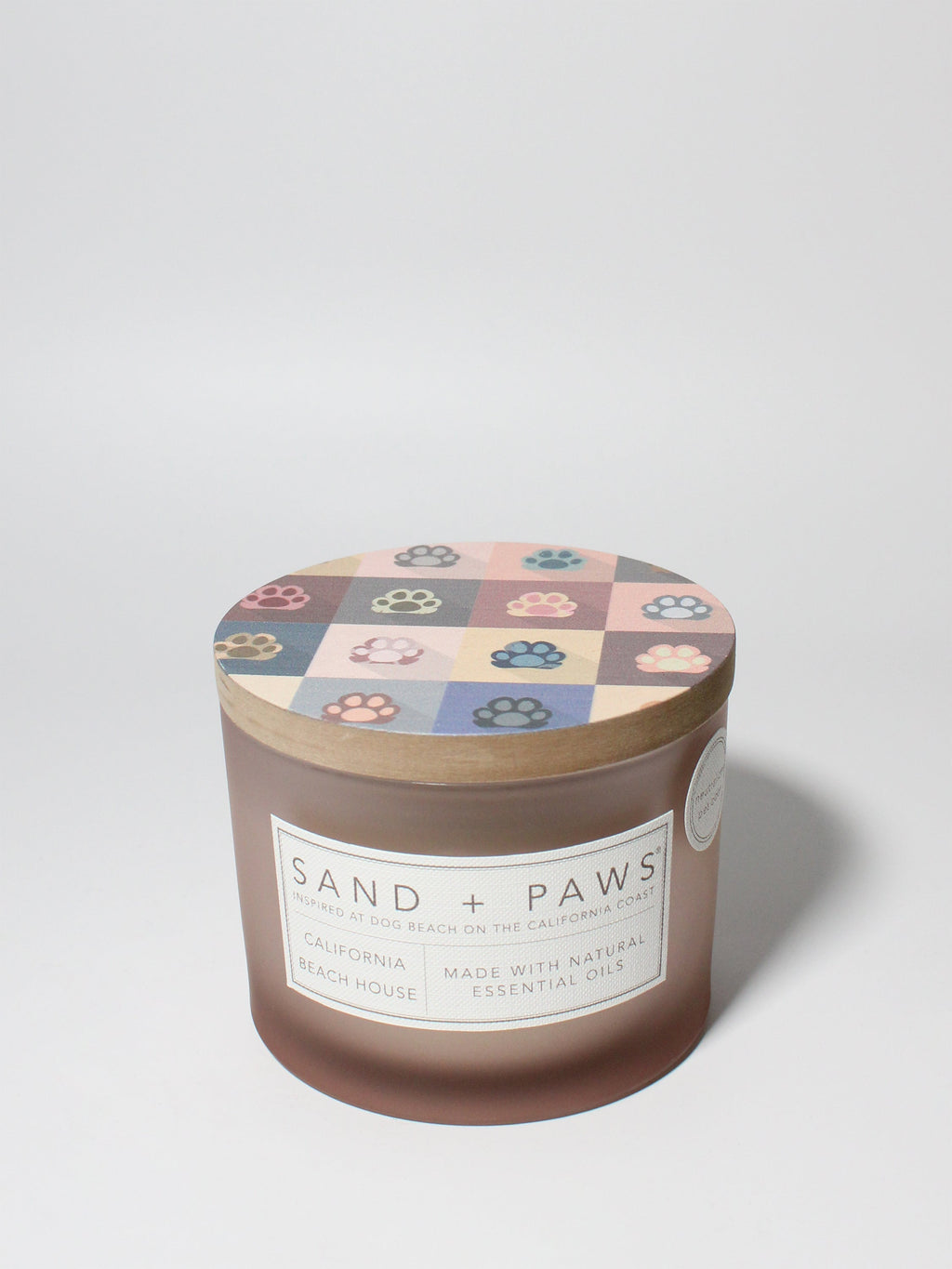 Elegant Sand + Paws California Beach House 12 oz scented candle
