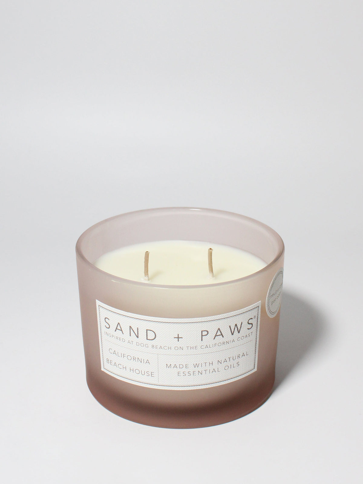 Elegant Sand + Paws California Beach House 12 oz scented candle