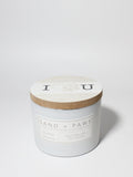 Elegant Sand + Paws Island Orchid 12 oz scented candle