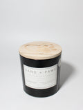 Elegant Sand + Paws Teakwood 21 oz scented candle