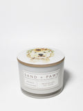 Elegant Sand + Paws Mango Tangerine 12 oz scented candle