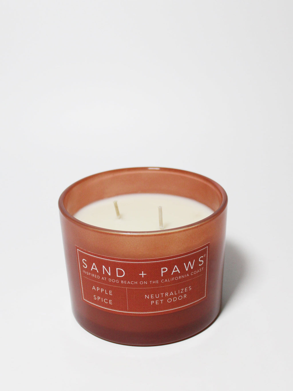 Elegant Sand + Paws Apple Spice 12 oz scented candle