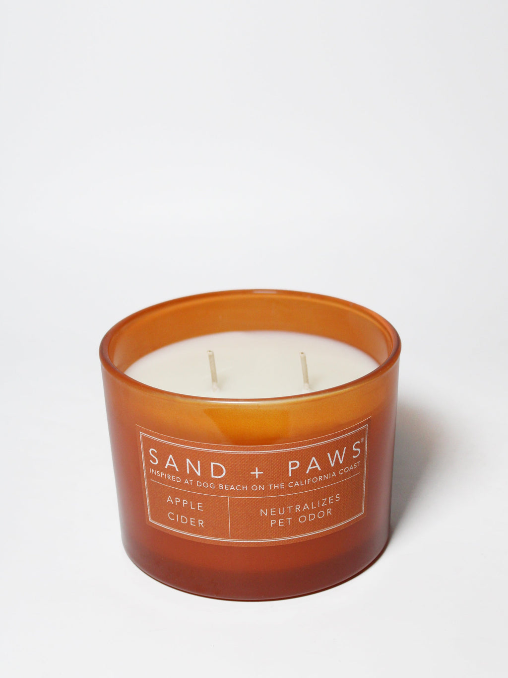 Elegant Sand + Paws Apple Cider 12 oz scented candle