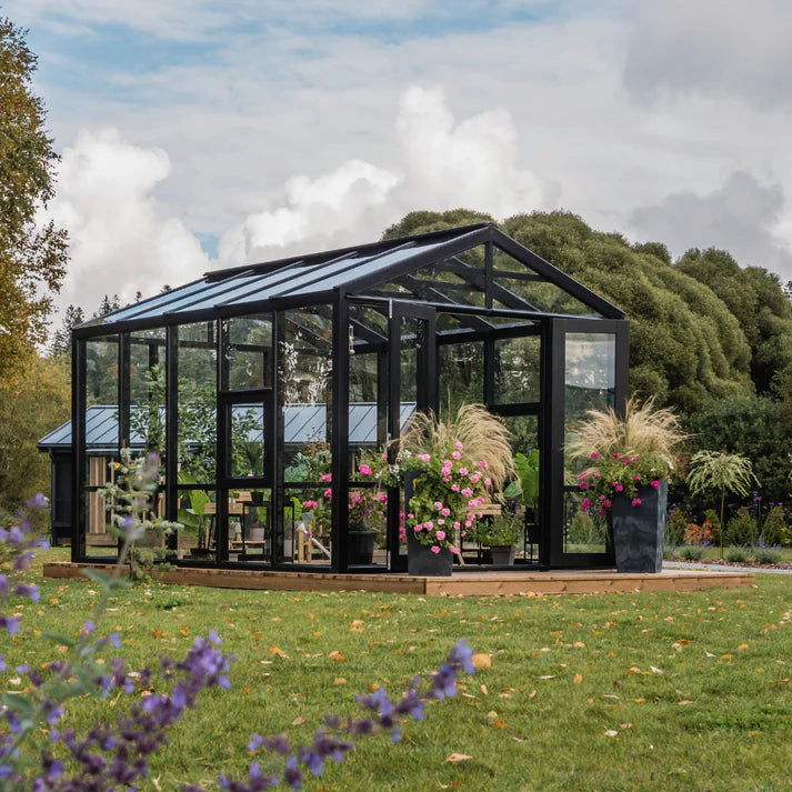 WOODEN greenhouse MODERN | PREMIUM