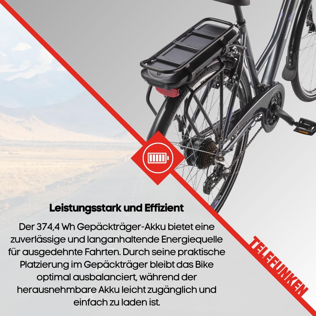 TELEFUNKEN E-Bike Trekking Expedition XT480 / XT481, 28 Zoll