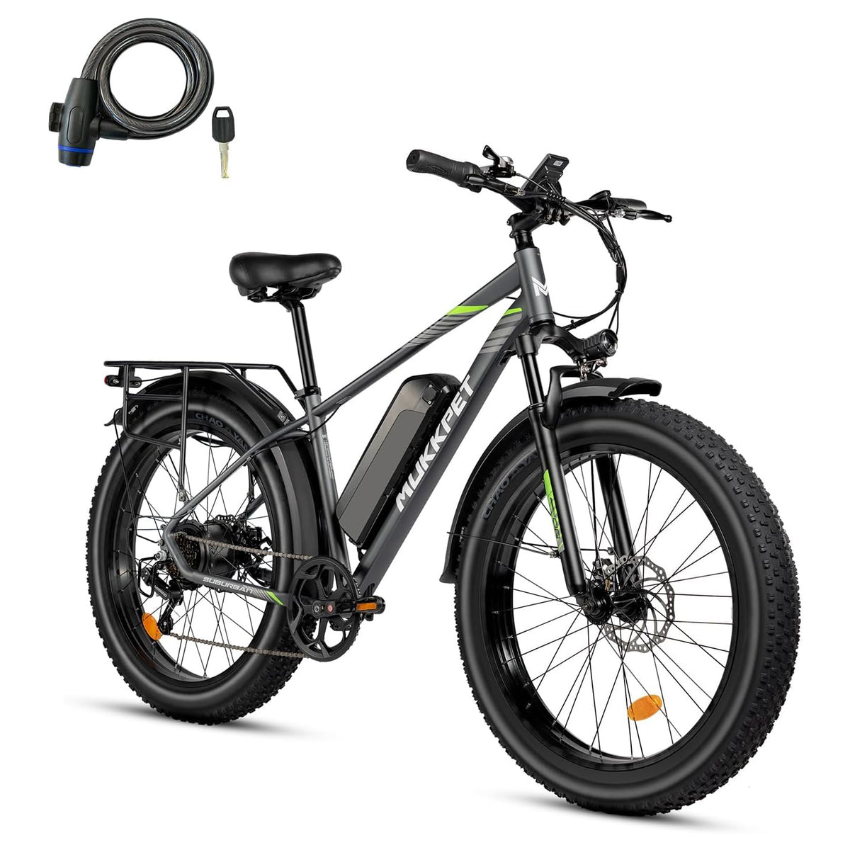 Mukkpet Suburban 750W Electric Bike for Adults