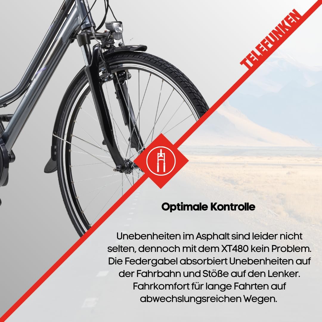 TELEFUNKEN E-Bike Trekking Expedition XT480 / XT481, 28 Zoll