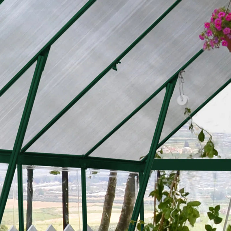 Palram - Canopia Balance 8' W Hobby Greenhouse - Green