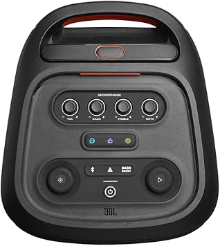 JBL PartyBox Stage 320 Portable Party Speaker with Wireless Two Microphone System (Black)
