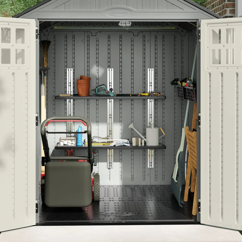 Suncast 6 ft. x 5 ft. Resin Storage Shed