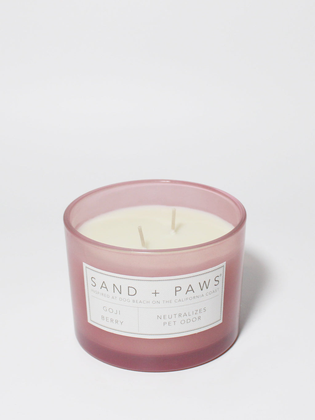 Elegant Sand + Paws Goji Berry 12 oz scented candle