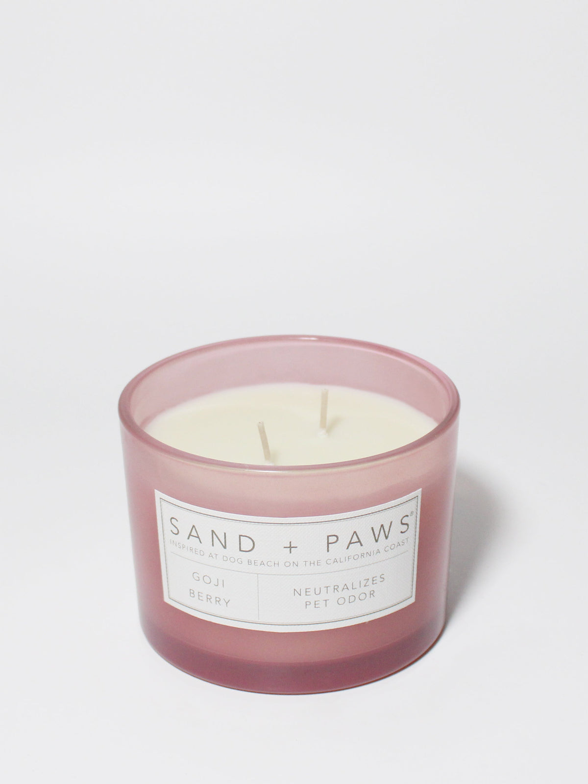Elegant Sand + Paws Goji Berry 12 oz scented candle