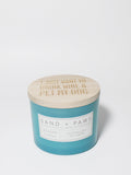 Elegant Sand + Paws Golden Citrus 12 oz scented candle