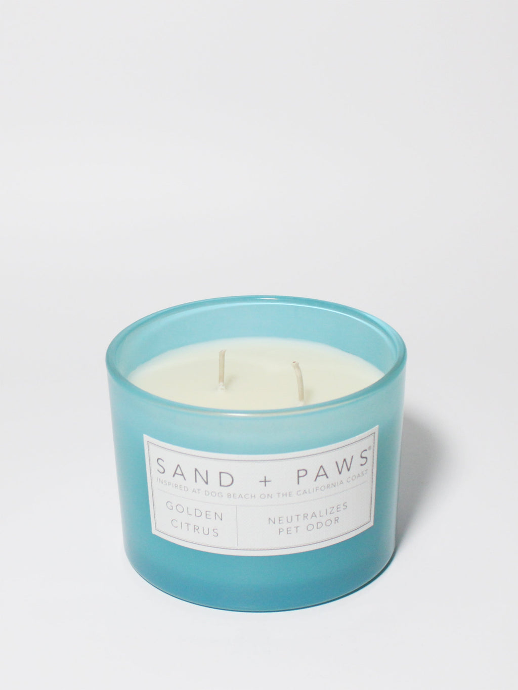 Elegant Sand + Paws Golden Citrus 12 oz scented candle