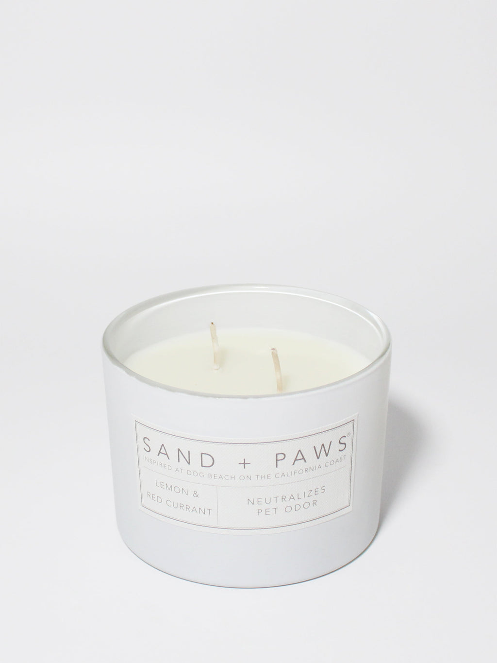 Elegant Sand + Paws Lemon & Red Currant 12 oz scented candle