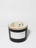 Elegant Sand + Paws White Vanilla 12 oz scented candle