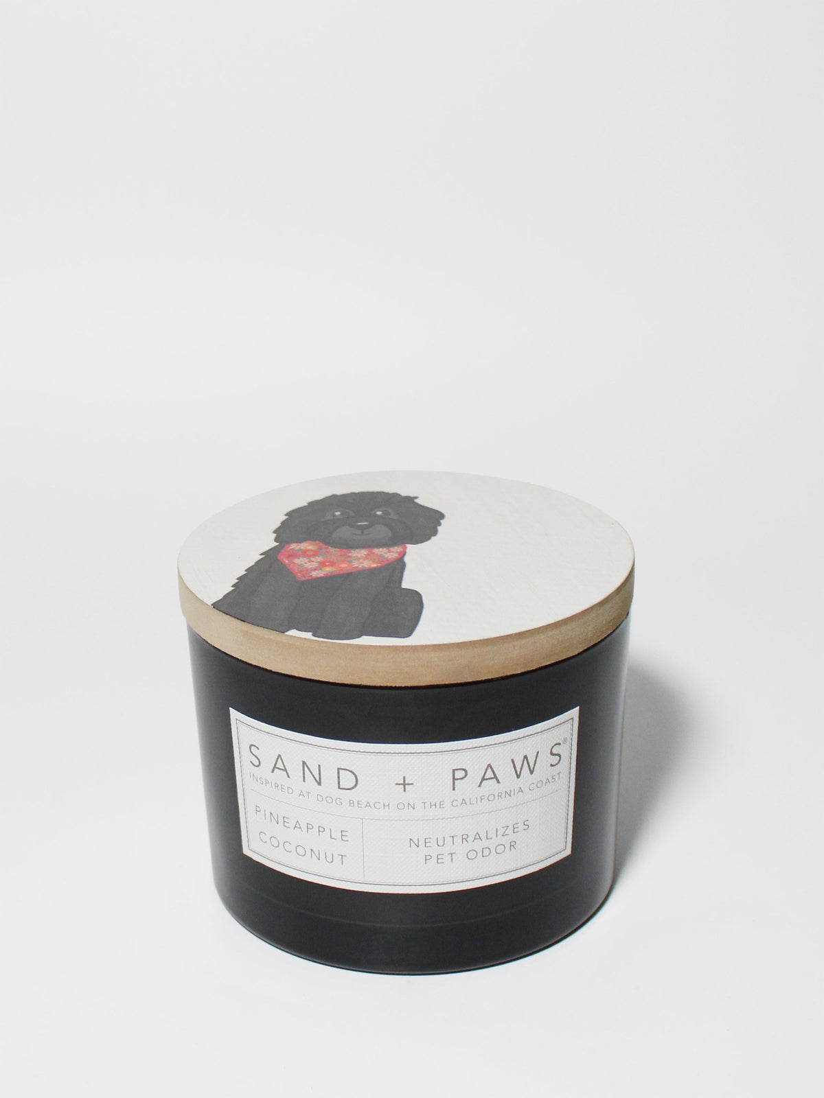 Elegant Sand + Paws Pineapple Coconut 12 oz scented candle