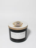 Elegant Sand + Paws Teakwood 12 oz scented candle