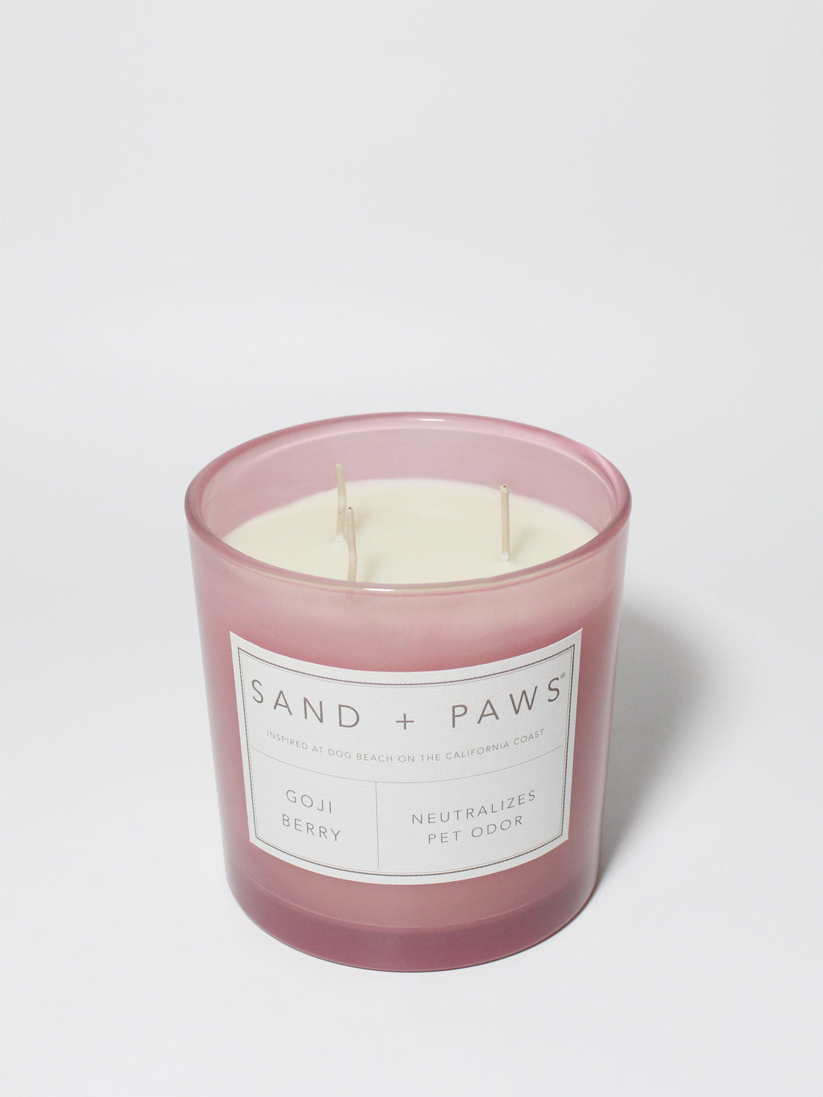 Elegant Sand + Paws Goji Berry 21 oz scented candle