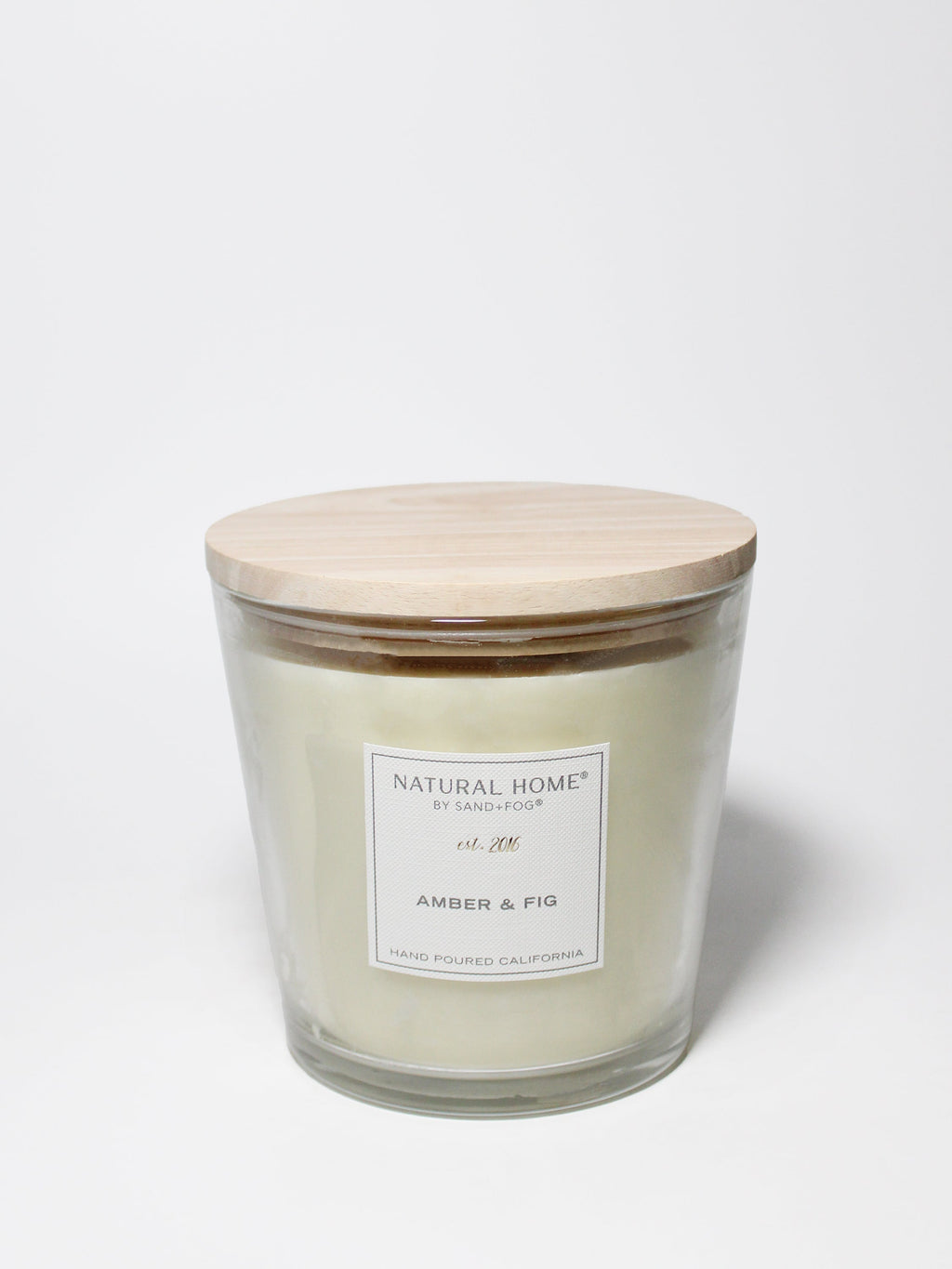 Elegant Amber & Fig Natural Home 31 oz scented candle