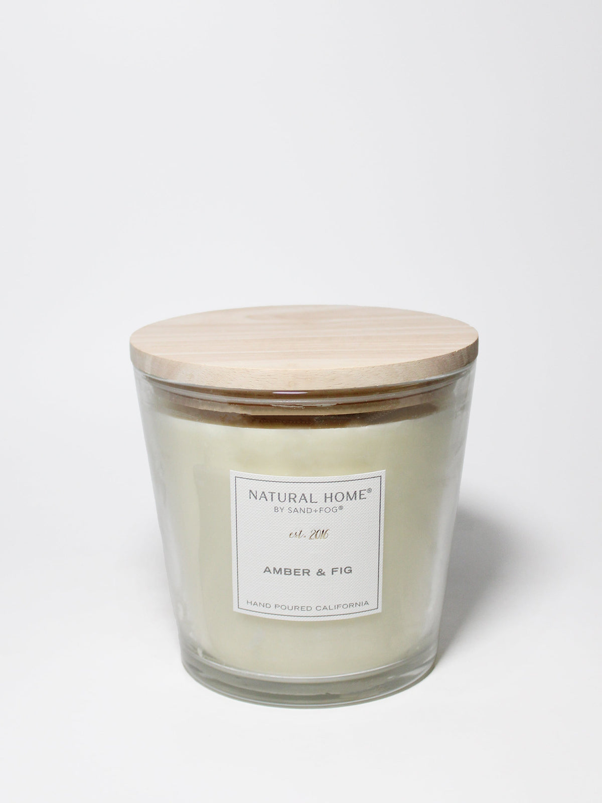 Elegant Amber & Fig Natural Home 31 oz scented candle