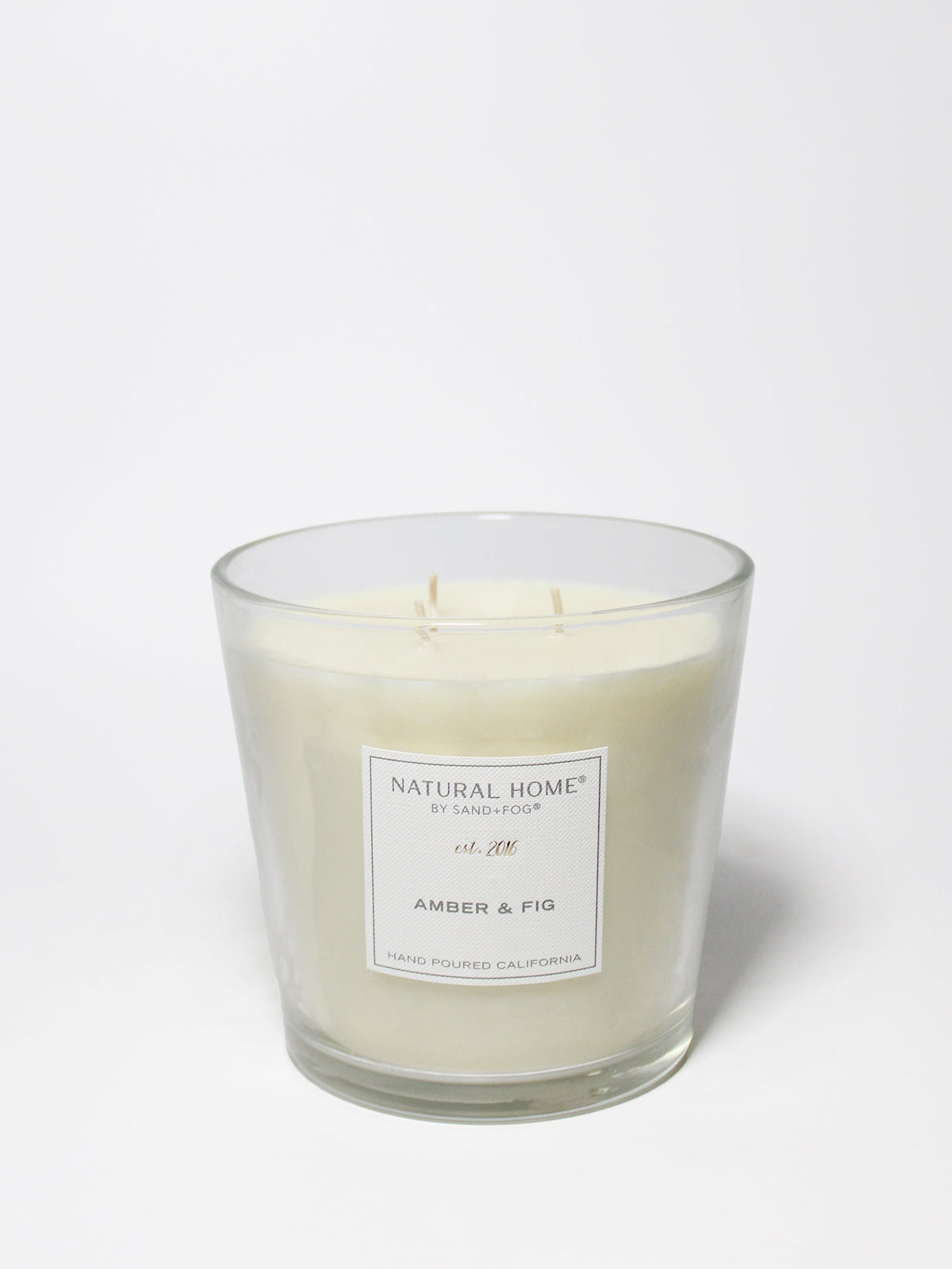 Elegant Amber & Fig Natural Home 31 oz scented candle