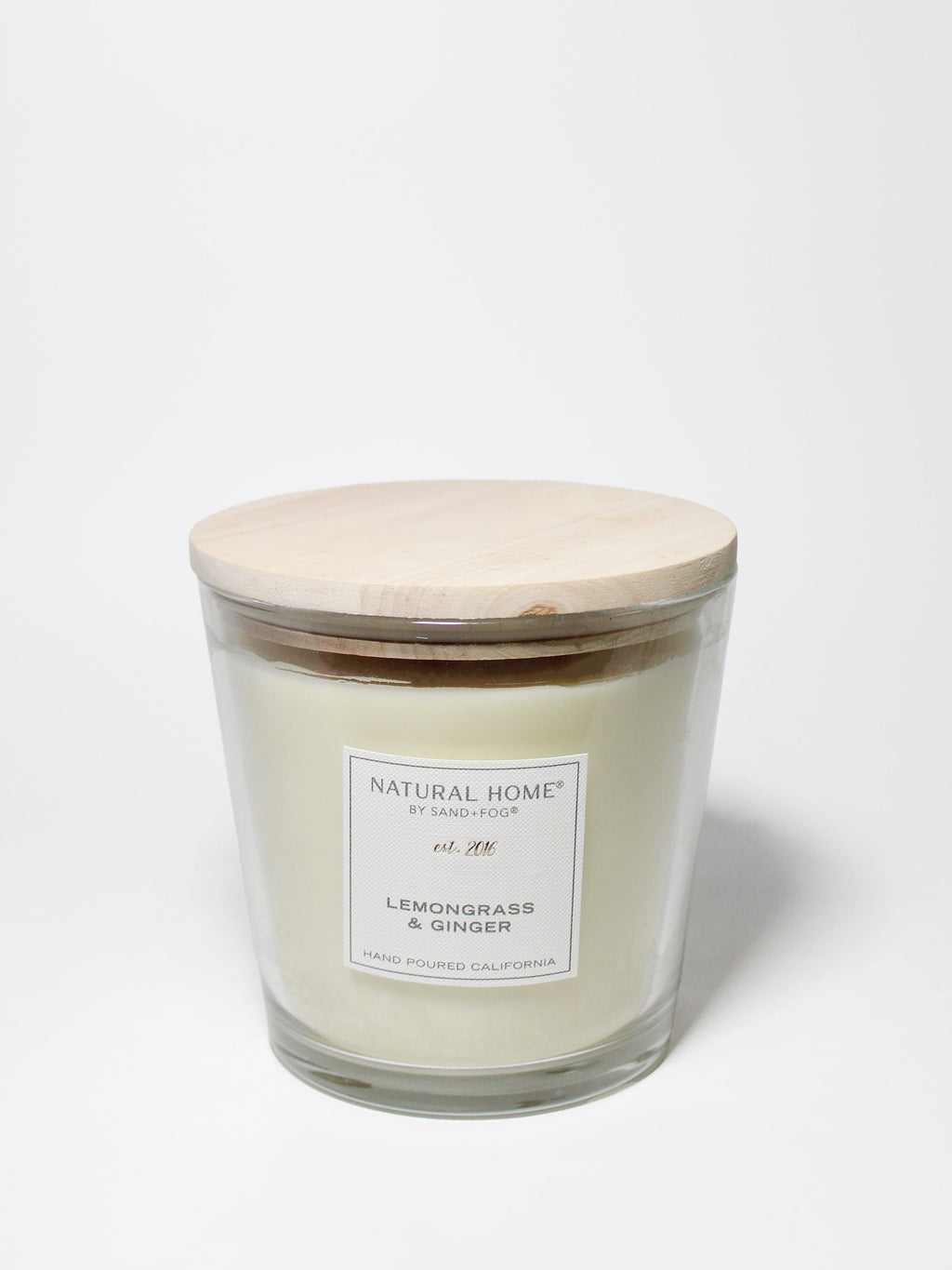 Elegant Lemongrass & Ginger Natural Home 31 oz scented candle