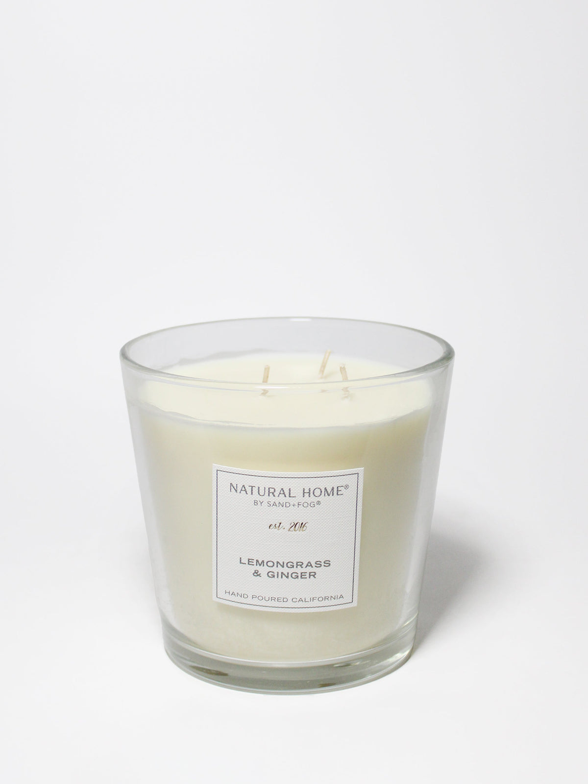 Elegant Lemongrass & Ginger Natural Home 31 oz scented candle