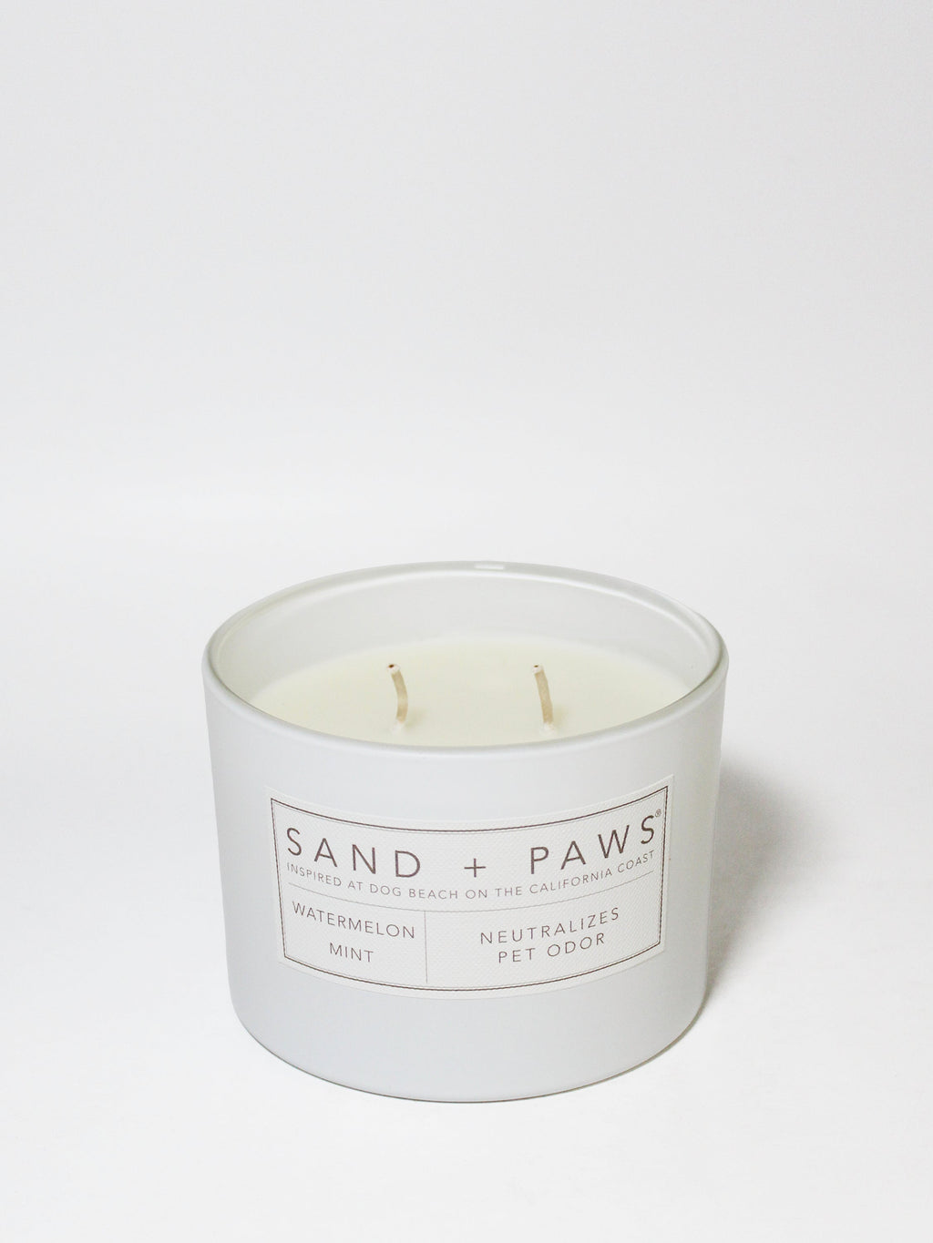 Elegant Sand + Paws Watermelon Mint 12 oz scented candle