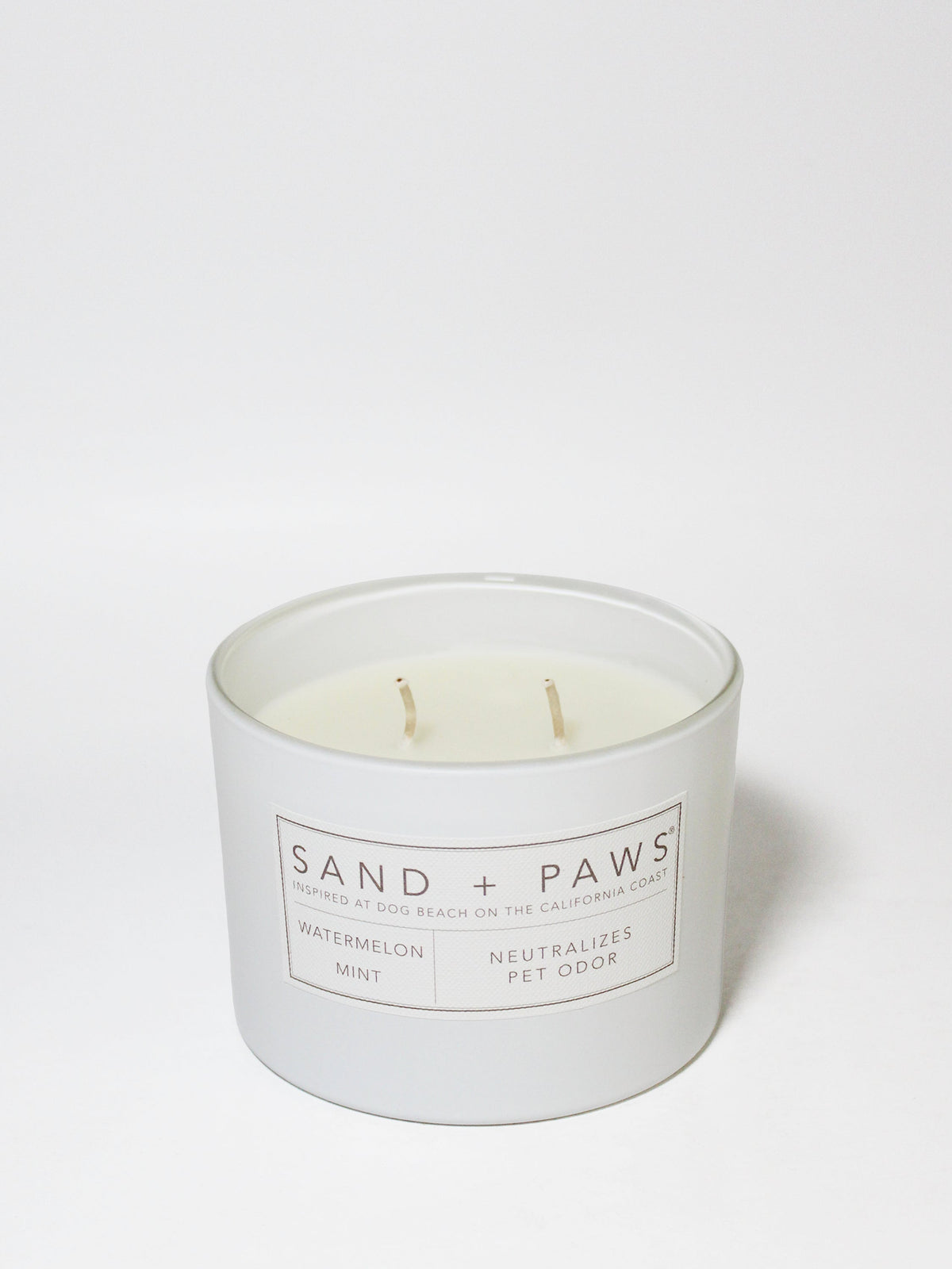 Elegant Sand + Paws Watermelon Mint 12 oz scented candle