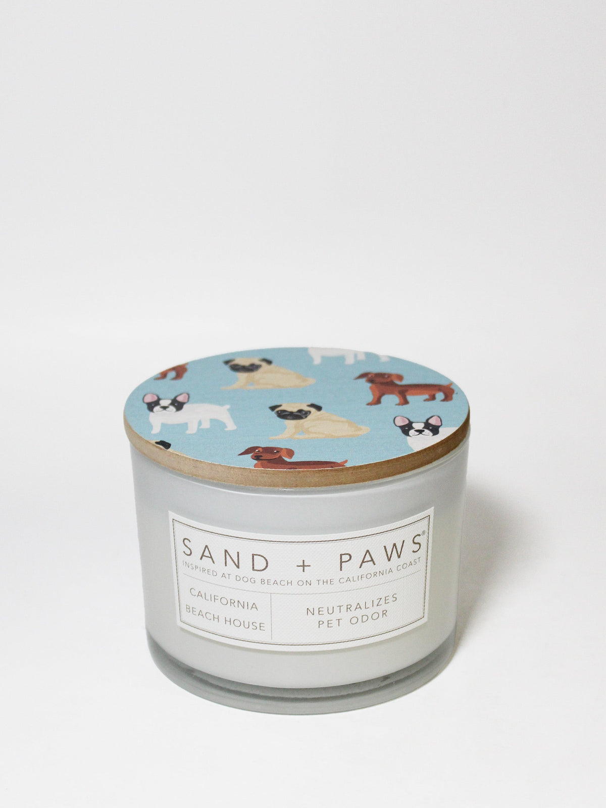 Elegant Sand + Paws California Beach House 12 oz scented candle