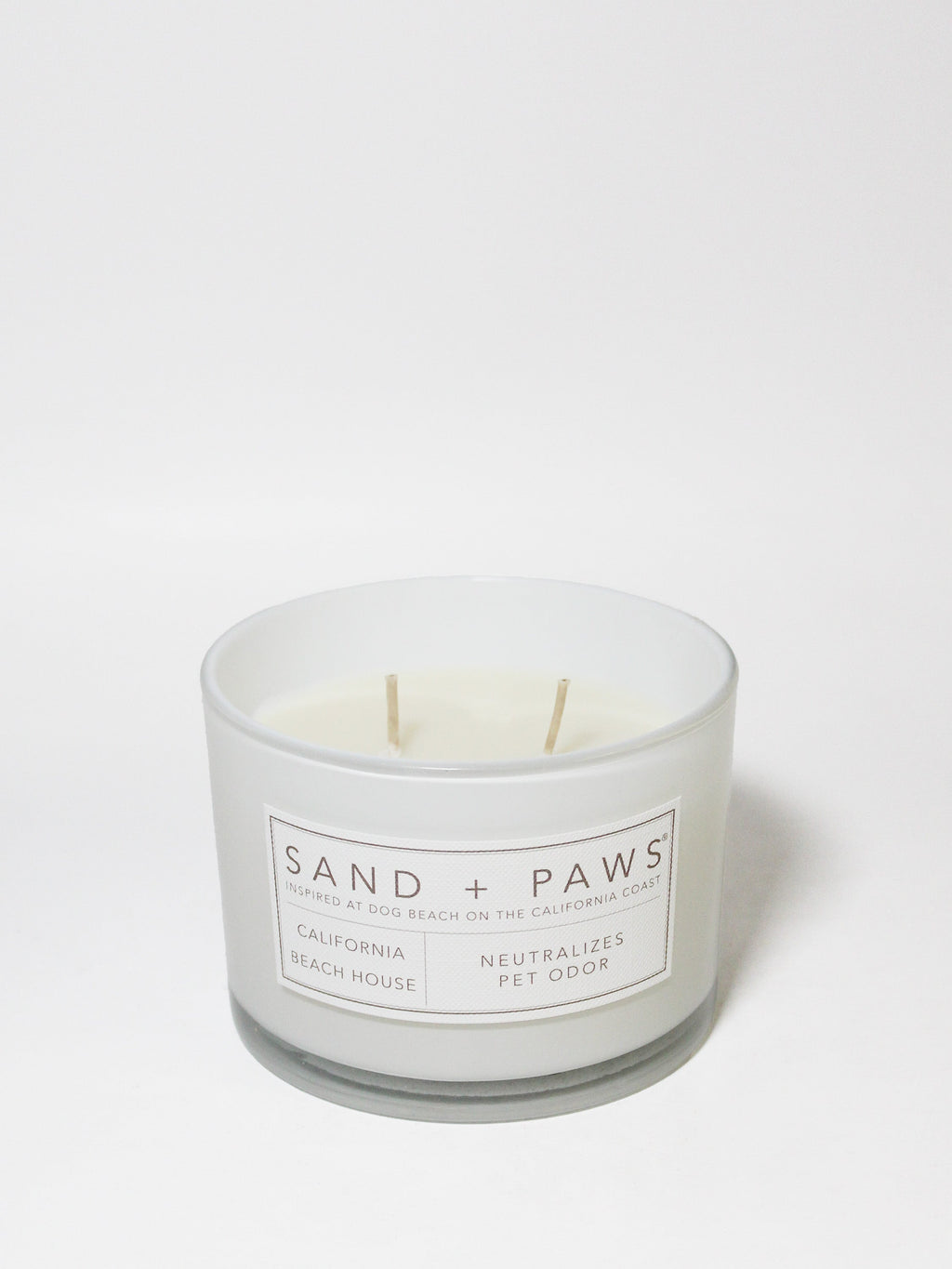 Elegant Sand + Paws California Beach House 12 oz scented candle