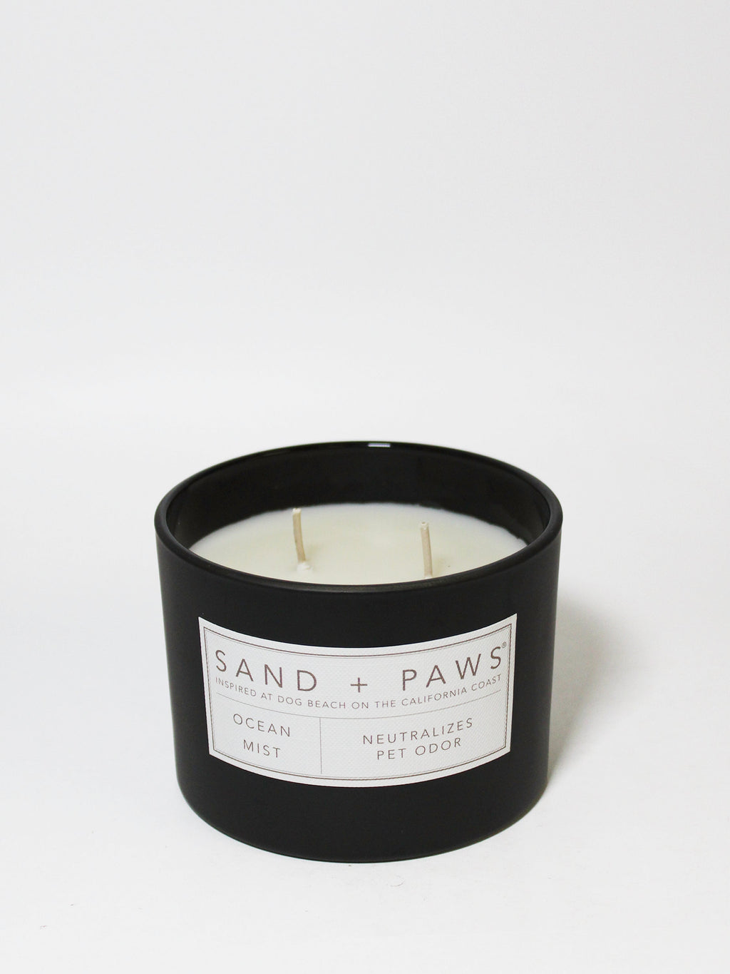 Elegant Sand + Paws Ocean Mist 12 oz scented candle