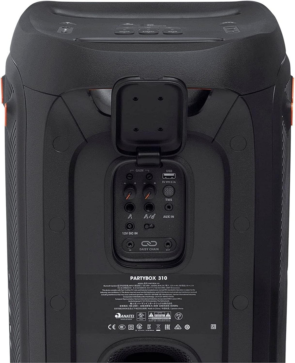 JBL Partybox 310 - Portable Party Speaker with Long Lasting Battery, Powerful JBL Sound and Exciting Light Show,Black