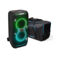 JBL PartyBox Stage 320 Portable Bluetooth Speaker Bundle with divvi! Protective Transport Bag