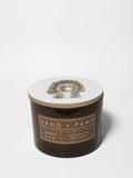 Elegant Sand + Paws Amber & Fig 12 oz scented candle
