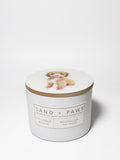 Elegant Sand + Paws Coconut Beach 12 oz scented candle