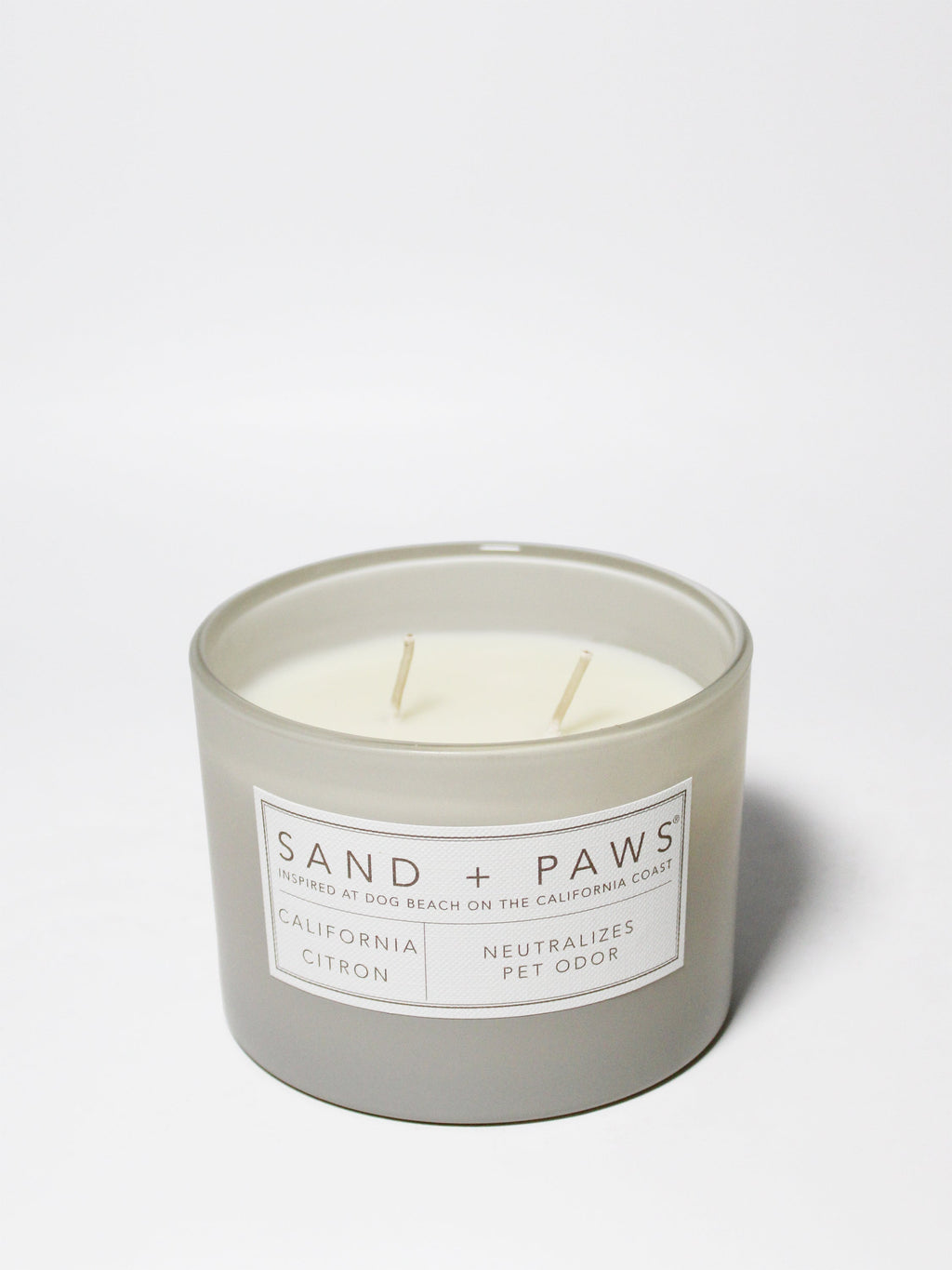 Elegant Sand + Paws California Citron 12 oz scented candle