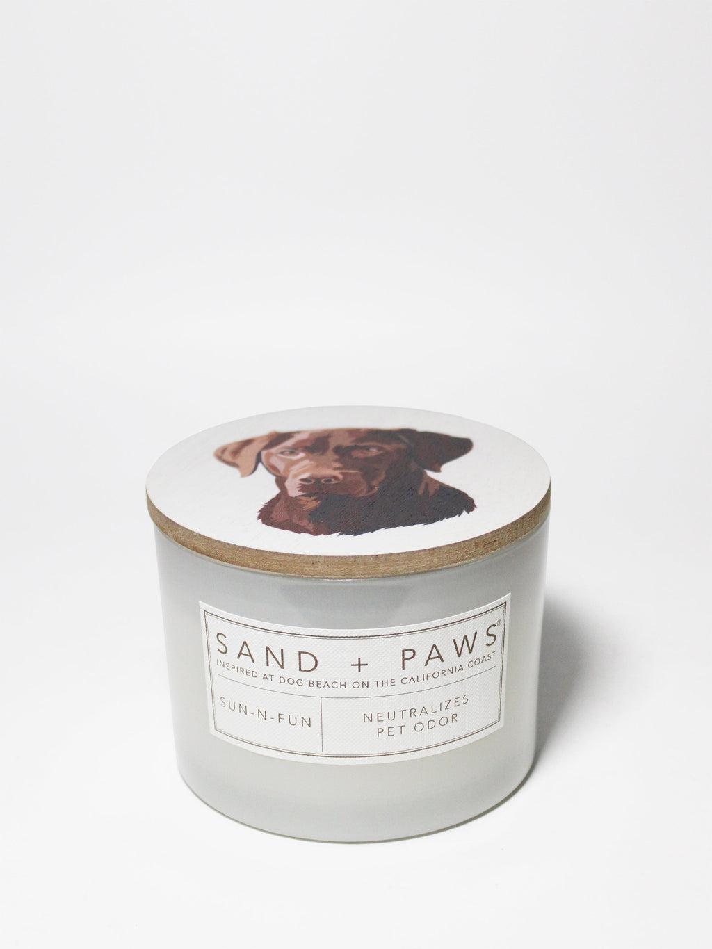 Elegant Sand + Paws Sun-n-Fun 12 oz scented candle