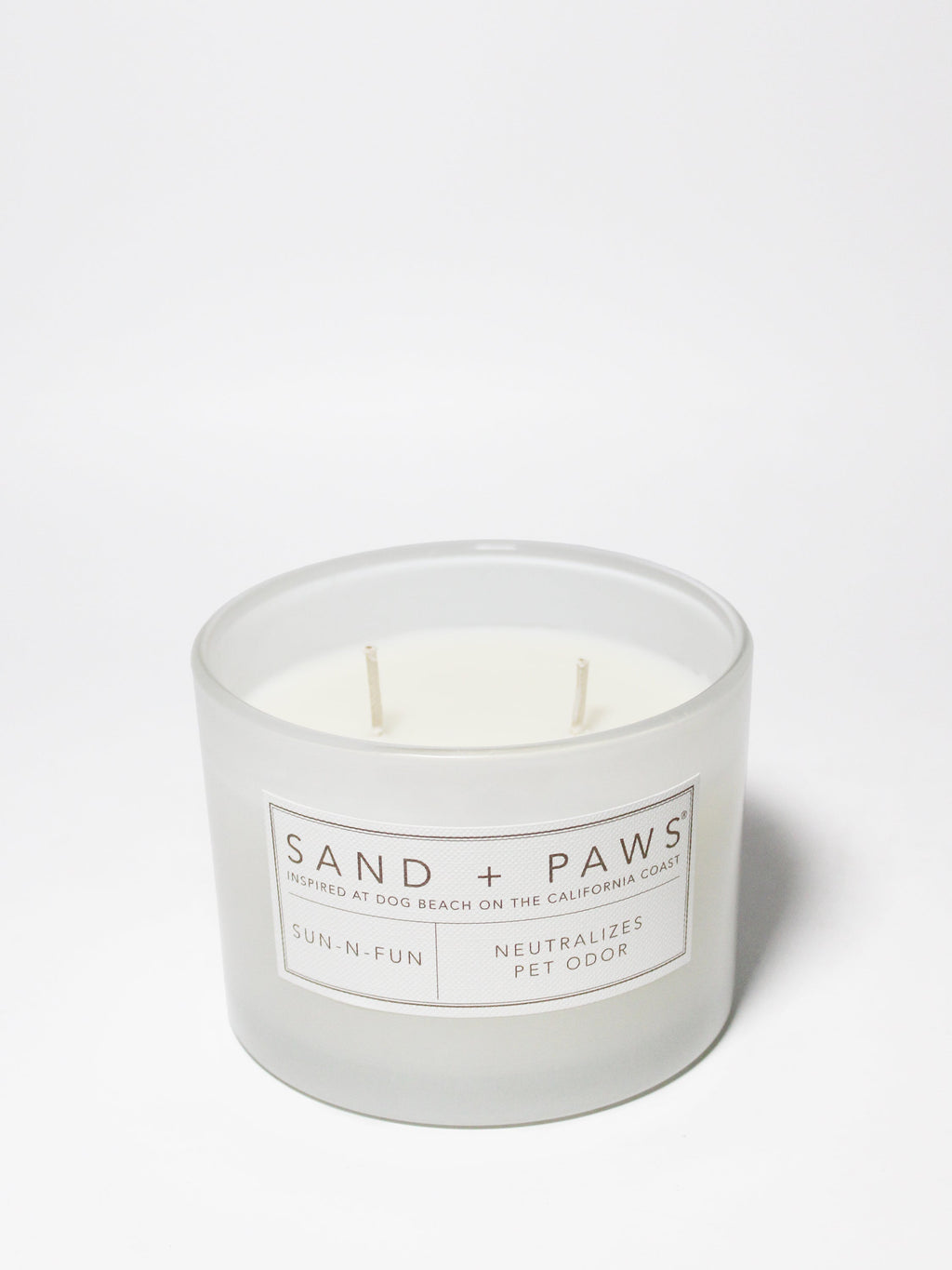 Elegant Sand + Paws Sun-n-Fun 12 oz scented candle